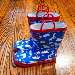 Unicorn Rain Boots size 13